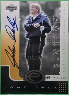 John Daly #ES-JD 2001 Upper Deck Evolve Autograph Golf