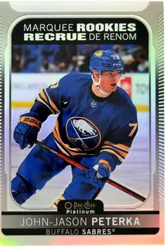 John Jason Peterka [Rainbow] #299 2021 O Pee Chee Platinum Hockey