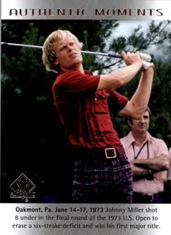 Johnny Miller #60 2014 Sp Authentic Golf