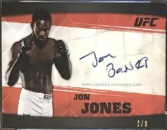 Jon Jones [Red] #A-JJ 2010 Topps Ufc Knockout Autographs Ufc