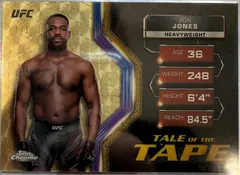 Jon Jones [Superfractor] #TFT-23 2024 Topps Chrome Ufc Tale Of The Tape Ufc