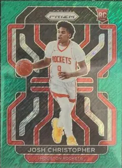 Josh Christopher [Green Shimmer] #324 2021 Panini Prizm Basketball