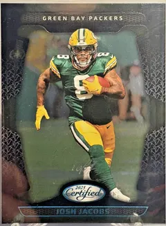 Josh Jacobs [Black Mirror] #38 2025 Panini Certified Football