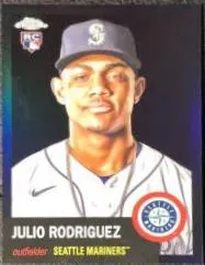 Julio Rodriguez [Black Refractor] #171 2022 Topps Chrome Platinum Anniversary Baseball
