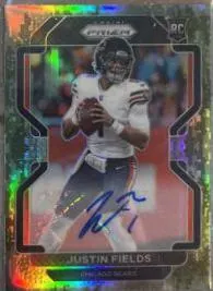 Justin Fields [Autograph Camo Prizm] #334 2021 Panini Prizm Football