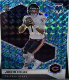 Justin Fields [Choice Peacock Mosaic] #304 2021 Panini Mosaic Football