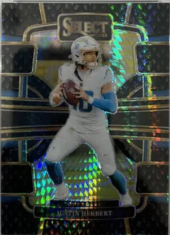 Justin Herbert [Dragon Scale Black Prizm] #52 2023 Panini Select Football
