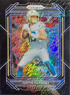 Justin Herbert [Green Shimmer] #149 2022 Panini Prizm Football