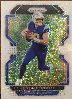 Justin Herbert [White Sparkle Prizm] #169 2021 Panini Prizm Football
