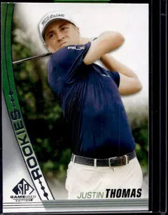 Justin Thomas #50 2021 Sp Game Used Golf