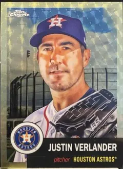 Justin Verlander [SuperFractor] #458 2022 Topps Chrome Platinum Anniversary Baseball