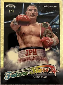 Justis Huni [Superfractor] #FS-8 2024 Topps Chrome Future Stars Boxing