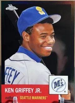 Ken Griffey Jr. [Black Refractor] #450 2022 Topps Chrome Platinum Anniversary Baseball