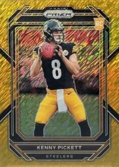 Kenny Pickett [Gold Shimmer] #301 2022 Panini Prizm Football