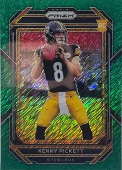 Kenny Pickett [Green Shimmer] #301 2022 Panini Prizm Football