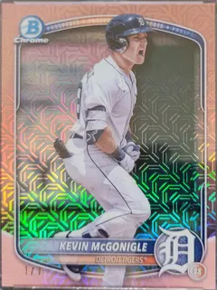 Kevin McGonigle [Rose Gold Refractor] #BCP-79 2025 Bowman Chrome Prospects Baseball