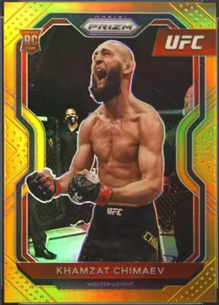 Khamzat Chimaev [Gold] #7 2021 Panini Prizm Ufc Ufc