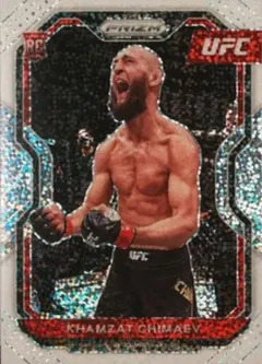 Khamzat Chimaev [White Sparkle] #7 2021 Panini Prizm Ufc Ufc