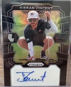 Kieran Vincent [Black] #SIG-VKI 2024 Panini Prizm Liv Signature Golf