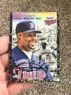 Kirby Puckett [Black Refractor] #422 2023 Topps Chrome Platinum Anniversary Baseball