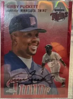 Kirby Puckett [Red Refractor] #422 2023 Topps Chrome Platinum Anniversary Baseball