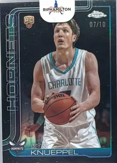 Kon Knueppel [Black Refractor] #254 2025 Topps Chrome Basketball