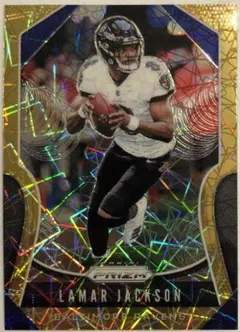 Lamar Jackson [Gold Prizm] #71 2019 Panini Prizm Football