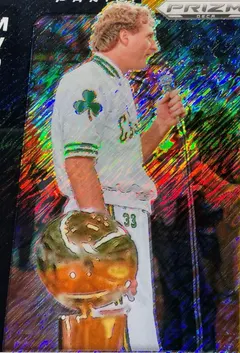 Larry Bird [Gold Shimmer FOTL] #296 2024 Panini Prizm Deca Basketball