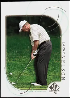 Larry Nelson #23 2001 Sp Authentic Golf