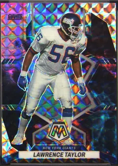 Lawrence Taylor [Nebula] #249 2022 Panini Mosaic Football