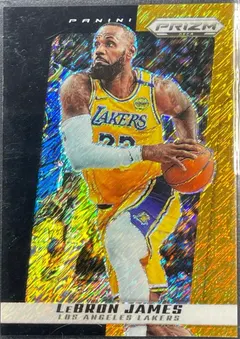 LeBron James [Gold Shimmer FOTL] #198 2024 Panini Prizm Deca Basketball