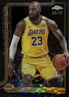 LeBron James [Pulsar Black Refractor] #127 2025 Topps Chrome Basketball