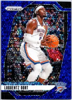 Luguentz Dort [Fast Break Blue] #119 2024 Panini Prizm Basketball