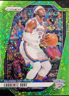 Luguentz Dort [Fast Break Neon Green] #119 2024 Panini Prizm Basketball
