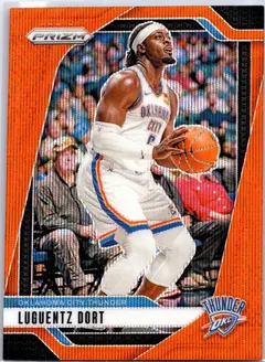 Luguentz Dort [Wave Orange] #119 2024 Panini Prizm Basketball