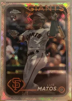 Luis Matos [Logofractor Superfractor] #270 2024 Topps Chrome Baseball
