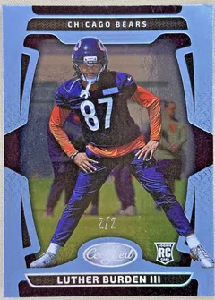 Luther Burden III [Platinum Mirror] #193 2025 Panini Certified Football