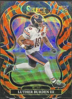 Luther Burden III [Tiger Prizm] #372 2025 Panini Select Football