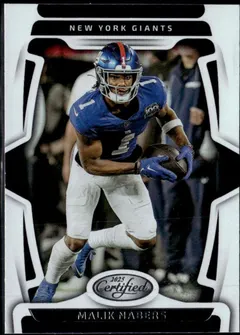 Malik Nabers #73 2025 Panini Certified Football