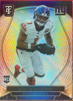 Malik Nabers [Mirror] #157 2024 Panini Totally Certified Football