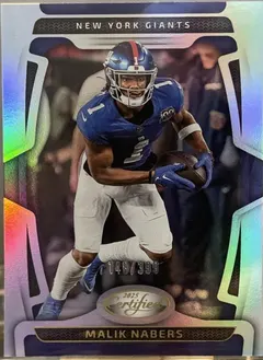 Malik Nabers [Mirror] #73 2025 Panini Certified Football