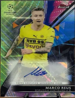 Marco Reus [Green] #BA-MR 2021 Topps Finest Uefa Champions League Autographs Soccer