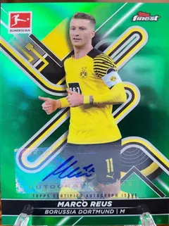 Marco Reus [Green] #BCA-MR 2021 Topps Finest Bundesliga Autographs Soccer