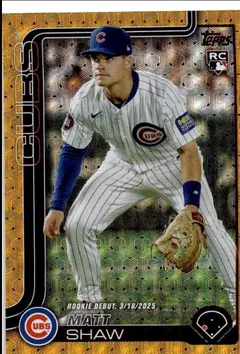 Matt Shaw [Foilfractor] #US345 2025 Topps Update Baseball