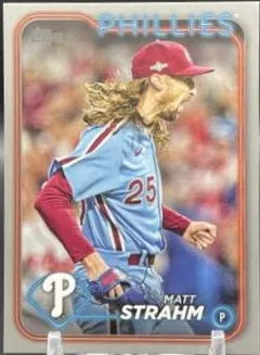 Matt Strahm [Platinum] #528 2024 Topps Baseball