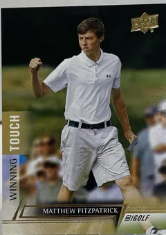 Matthew Fitzpatrick #WT-2 2024 Upper Deck Winning Touch Golf