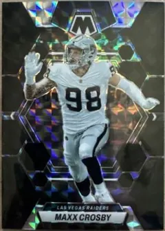 Maxx Crosby [Black] #123 2023 Panini Mosaic Football