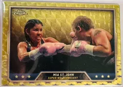 Mia St. John [Red Refractor] #48 2024 Topps Chrome Boxing