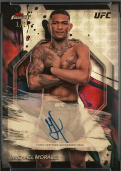 Michael Morales [Superfractor] #FA-MMO 2024 Topps Finest Ufc Autograph Ufc