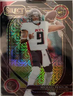 Michael Penix Jr. [Black Mojo] #235 2024 Panini Select Football